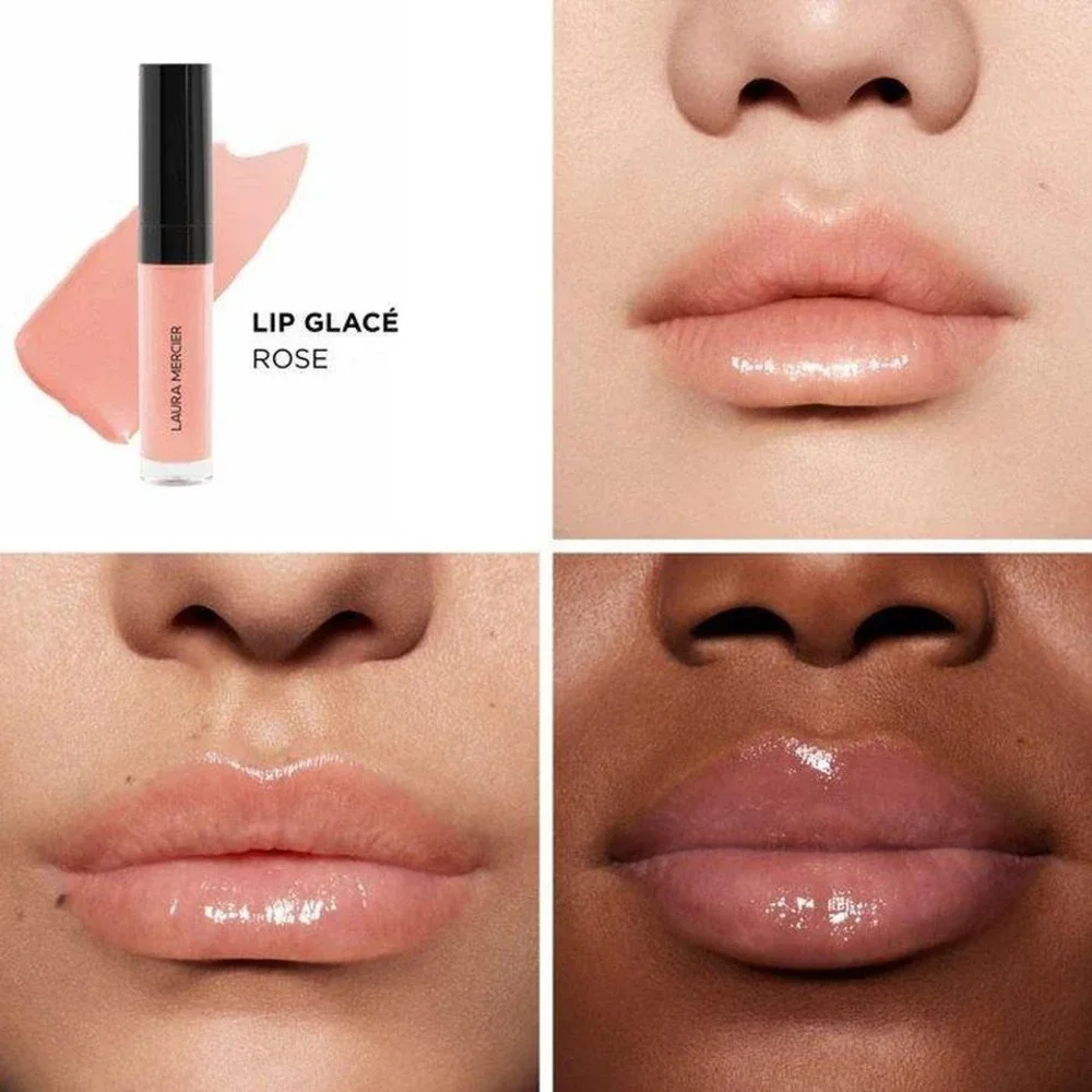 Laura Mercier Lip Glacé Lip Gloss 125 Rose NIB Full Size